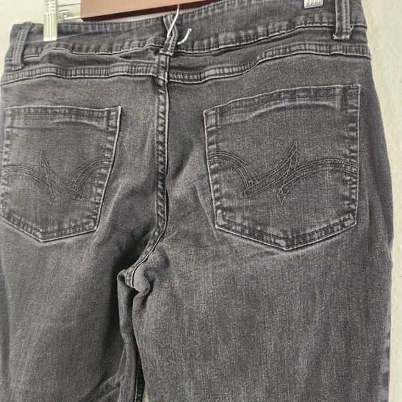 Wrangler Bootcut‎ womens black denim size 11/12 x 32 - Picture 4 of 7